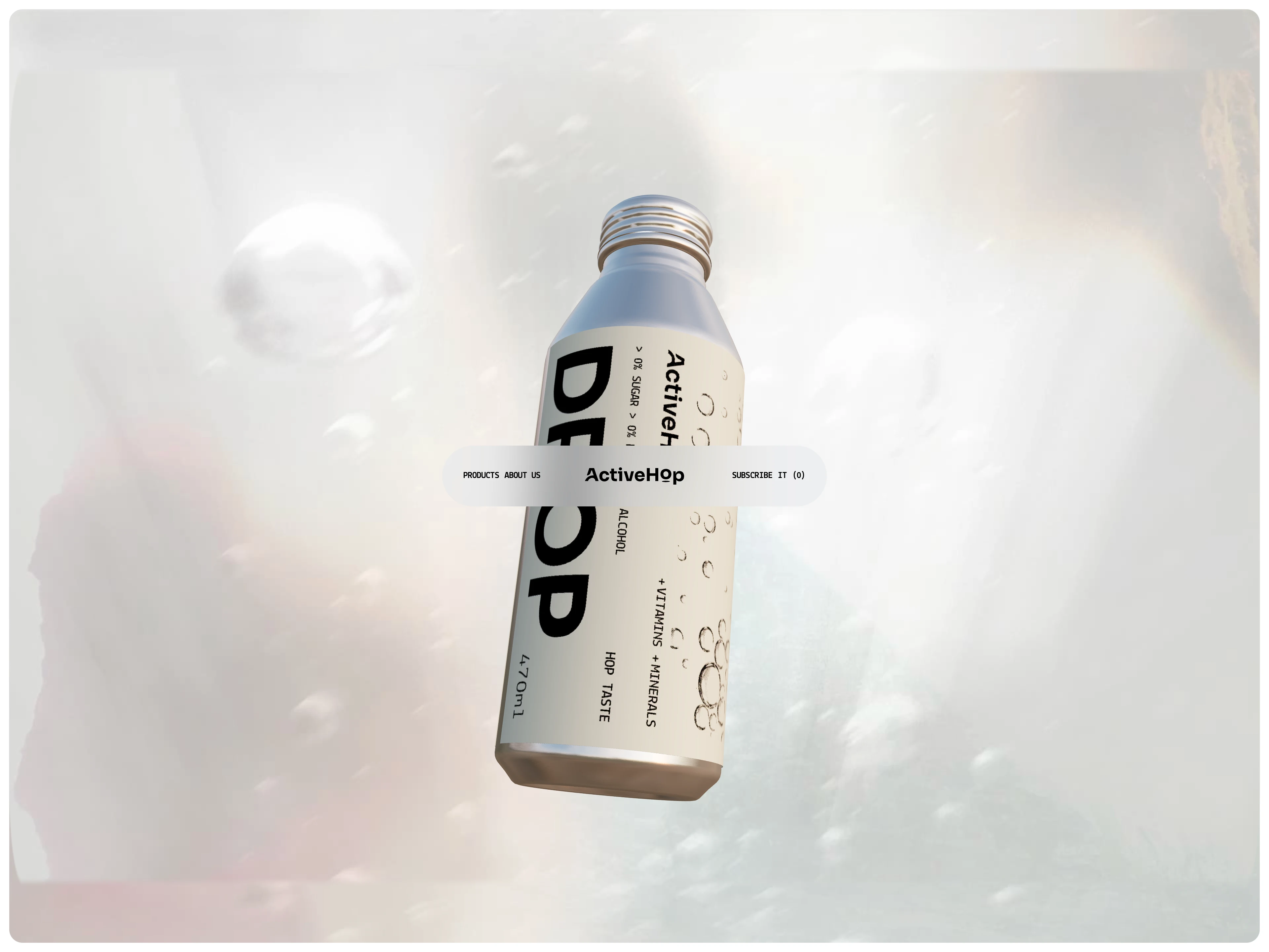 ActiveHop - Sparkling Hop Water | Outdoor Inside