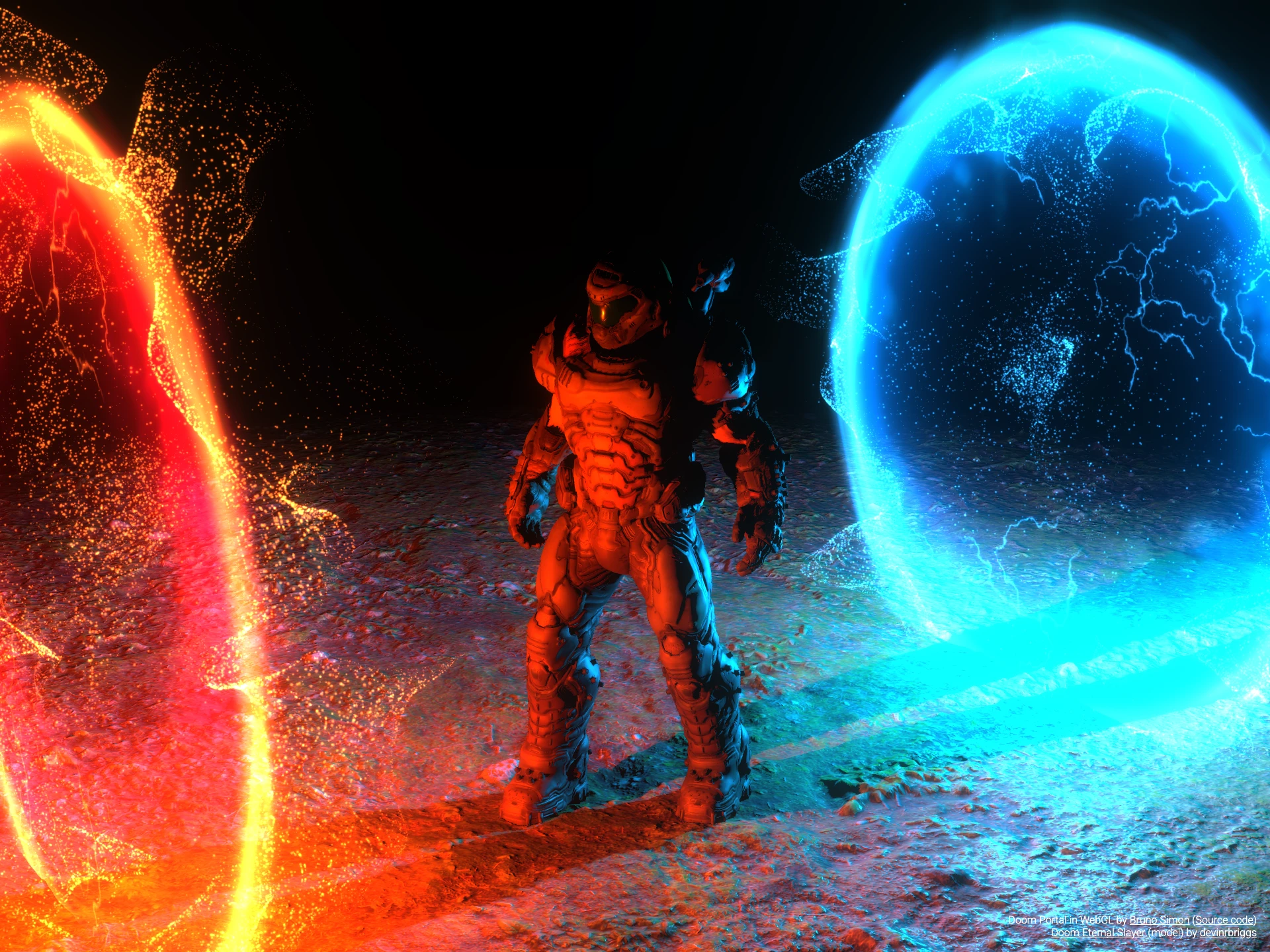 Doom Portal in WebGL — Experiment