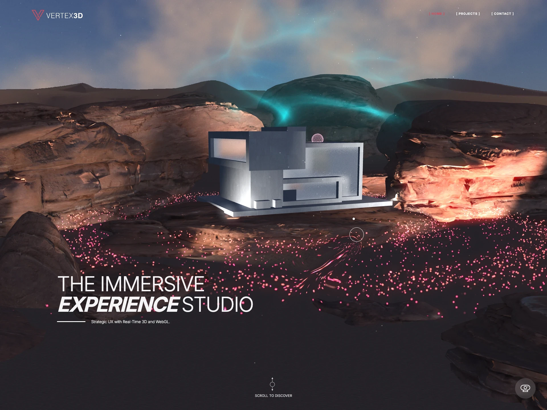 Vertex3D — Immersive WebGL Experience Studio