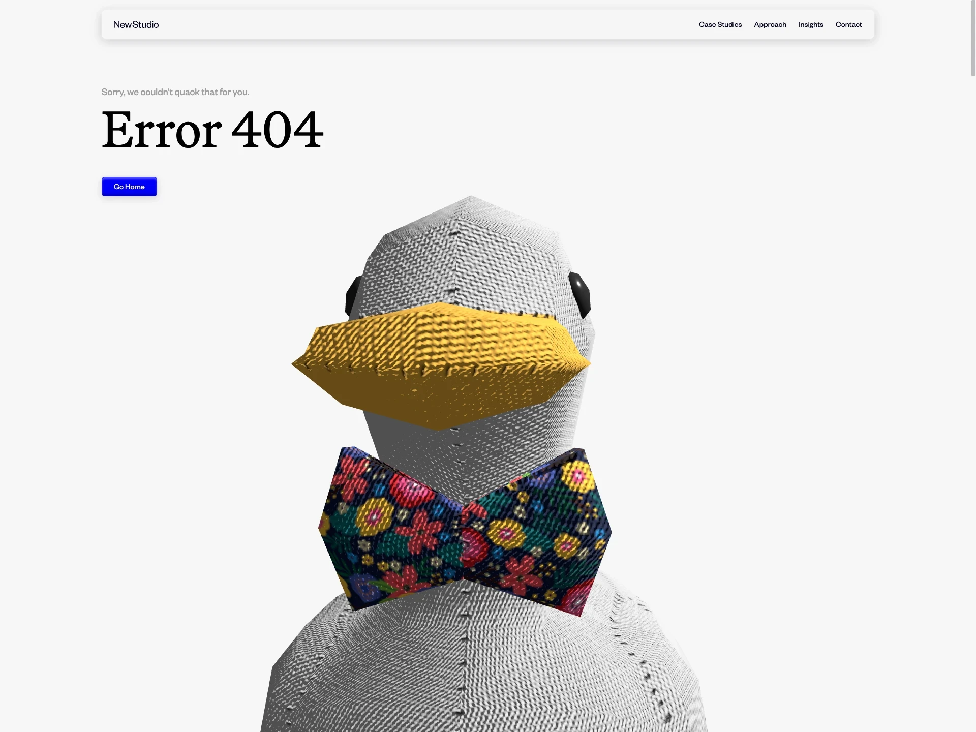 New Studio - 404 page