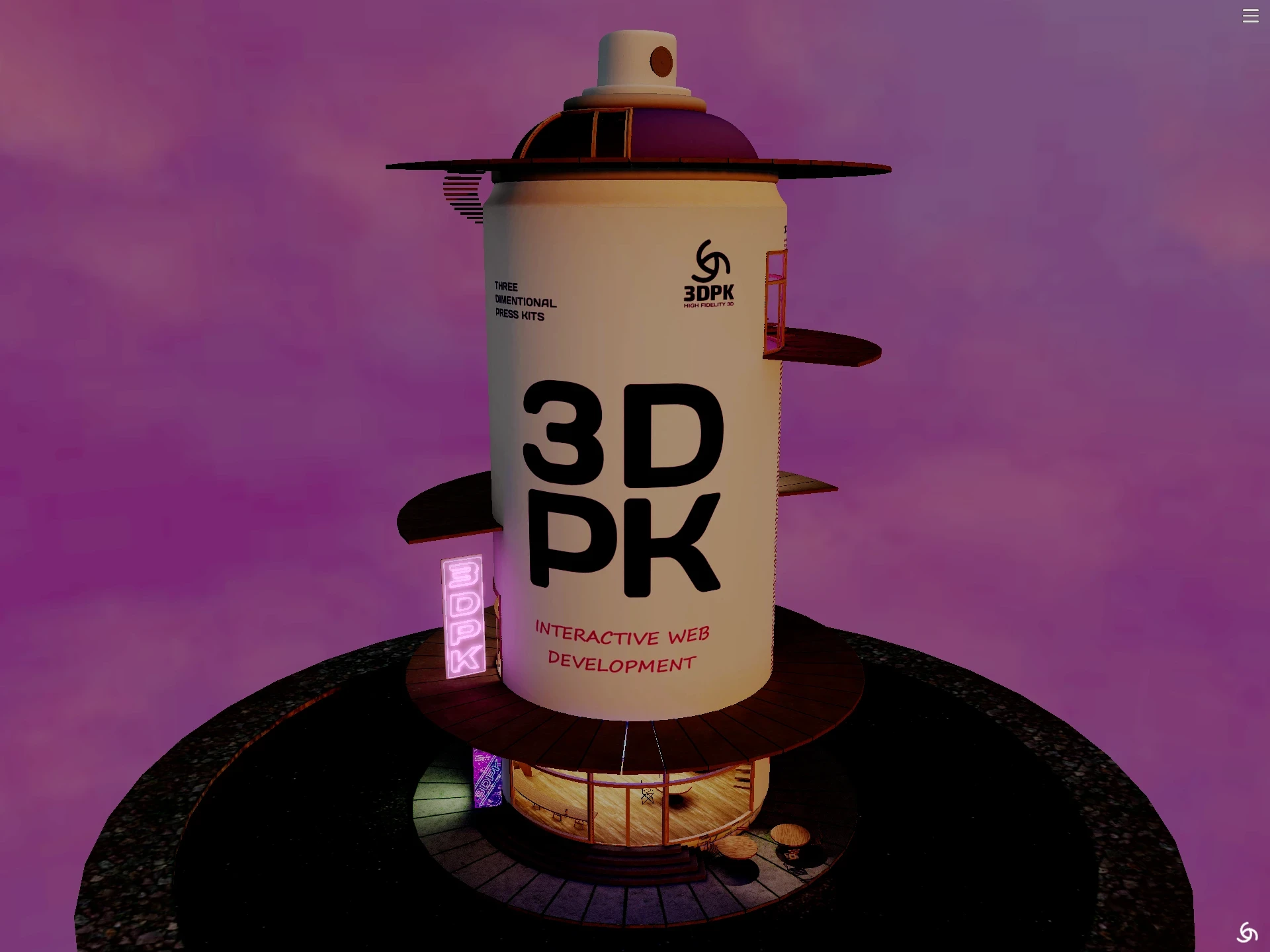 3DPK | Interactive website design and 3D web services