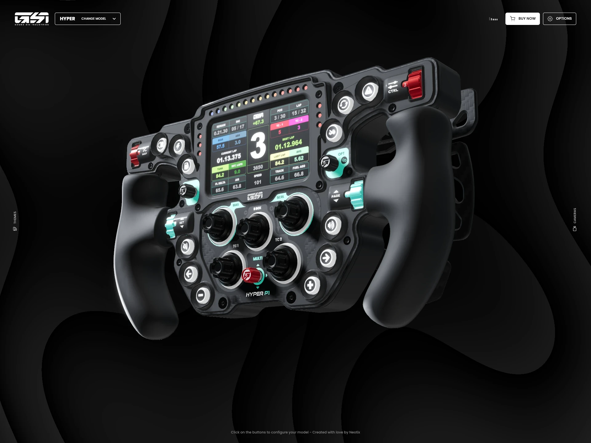 Steering wheel configurator