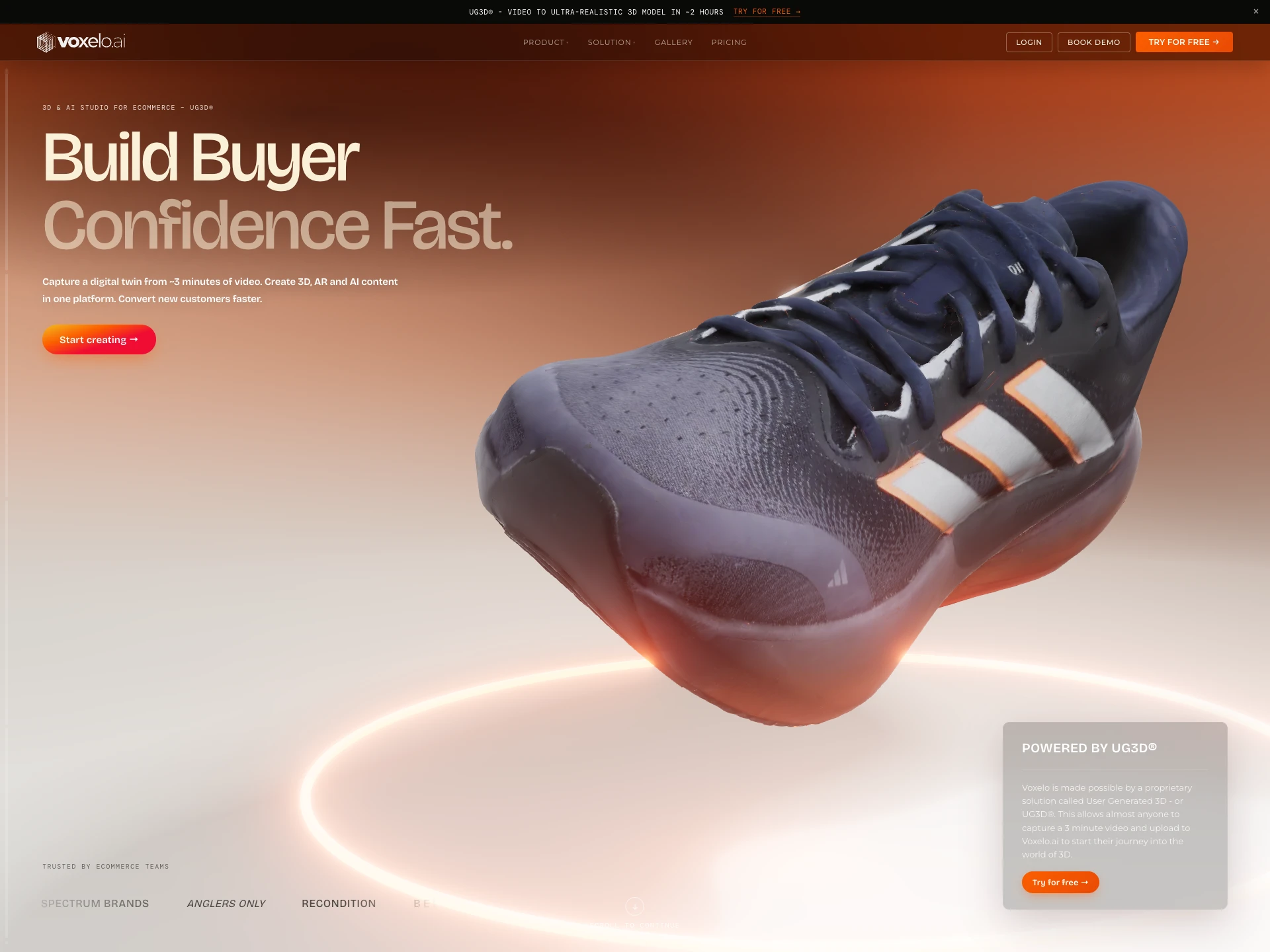 Voxelo - A New 3D & AI Studio for Ecommerce