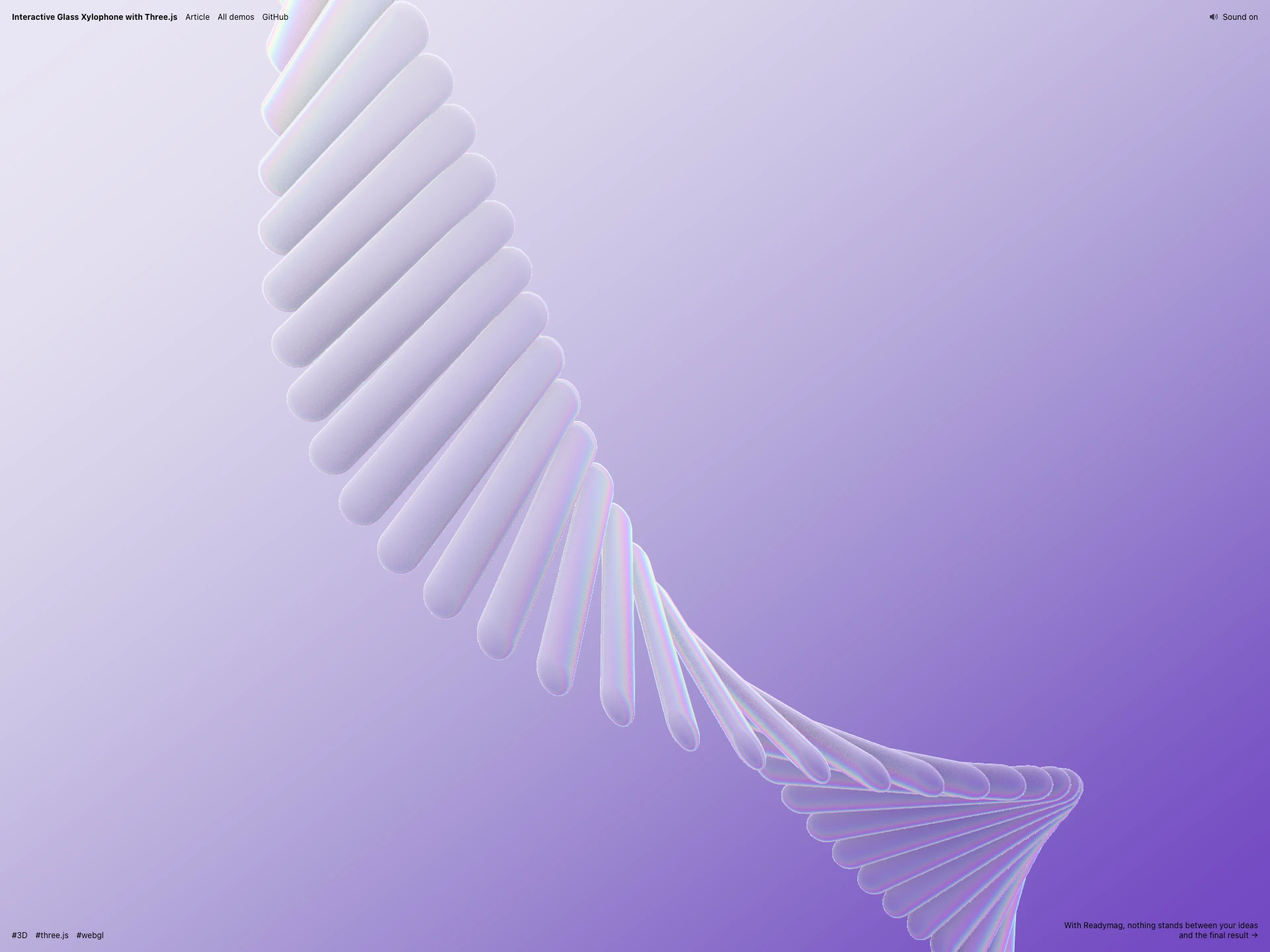 WebGL Xylophone | Codrops