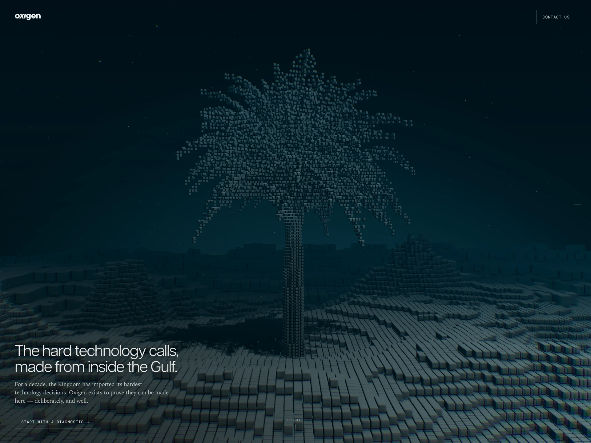 Oxigen — The hard technology calls, made from inside the Gulf