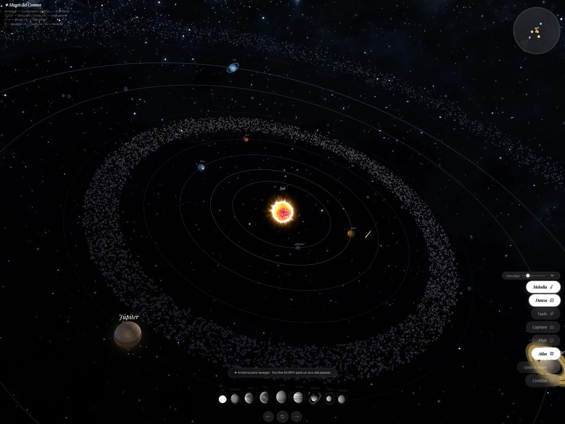 ✦ Museo del Cosmos — El arte del universo